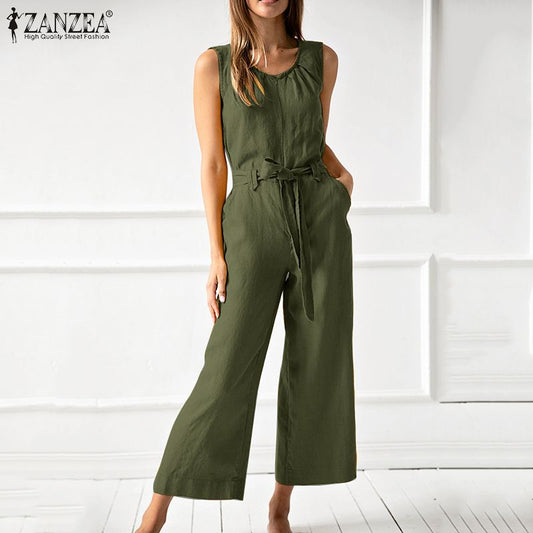 Women Sleeveless Rompers