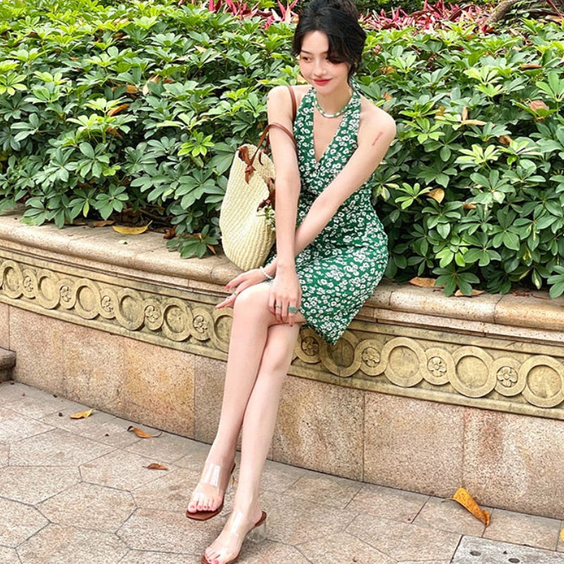 Empire Backless Elegant Summer Ladies Mini Dress