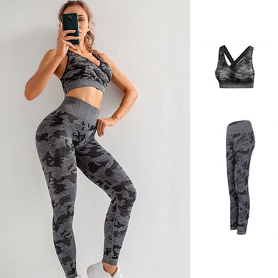 Seamless Gym Yoga Set Sportwear