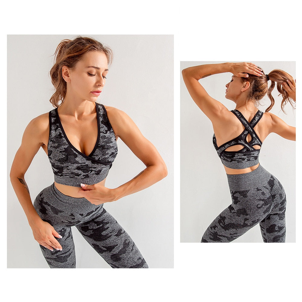 Seamless Gym Yoga Set Sportwear