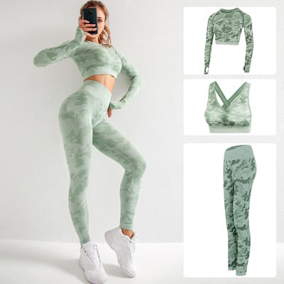 Seamless Gym Yoga Set Sportwear
