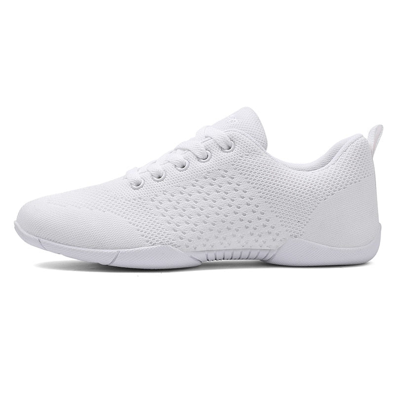 cheerleading shoes, white aerobics shoes, gymnastics shoes