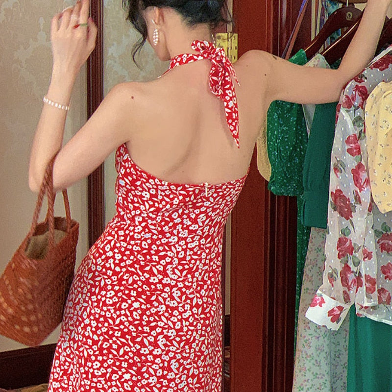 Empire Backless Elegant Summer Ladies Mini Dress