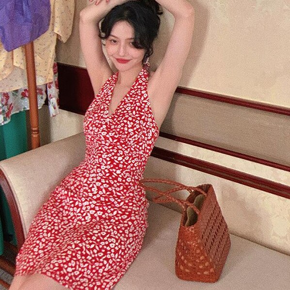 Empire Backless Elegant Summer Ladies Mini Dress