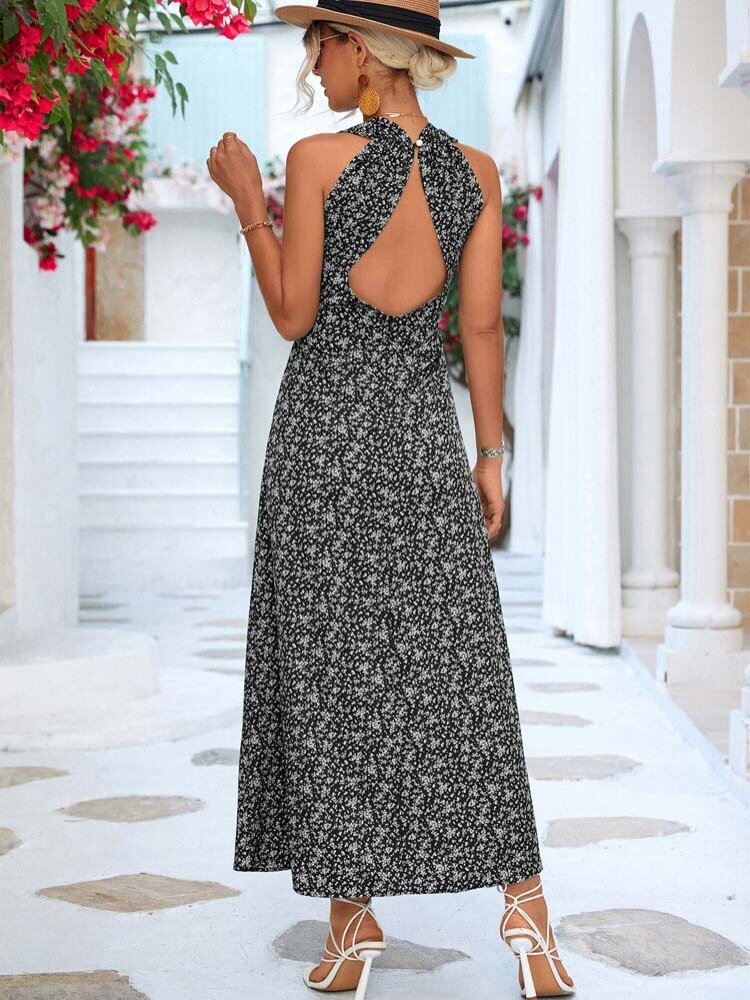 Maxi Boho Dress Women elegant Long Print Dress For Women