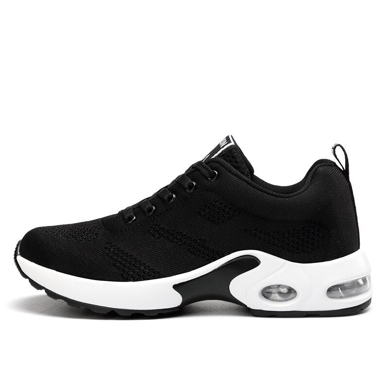 Women Ladies Trainers Casual Mesh Sneakers Pink Flat Shoes Lightweight Soft Sneakers Breathable Footwear Basket Shoes Plus Size