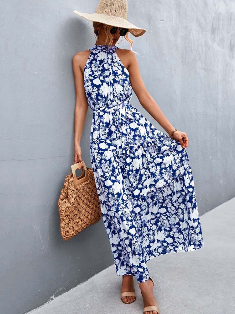 Boho Maxi Dress Dress Halter