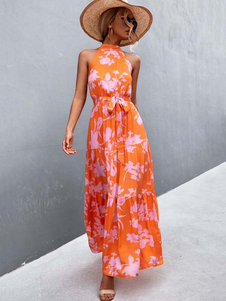 Boho Maxi Dress Dress Halter