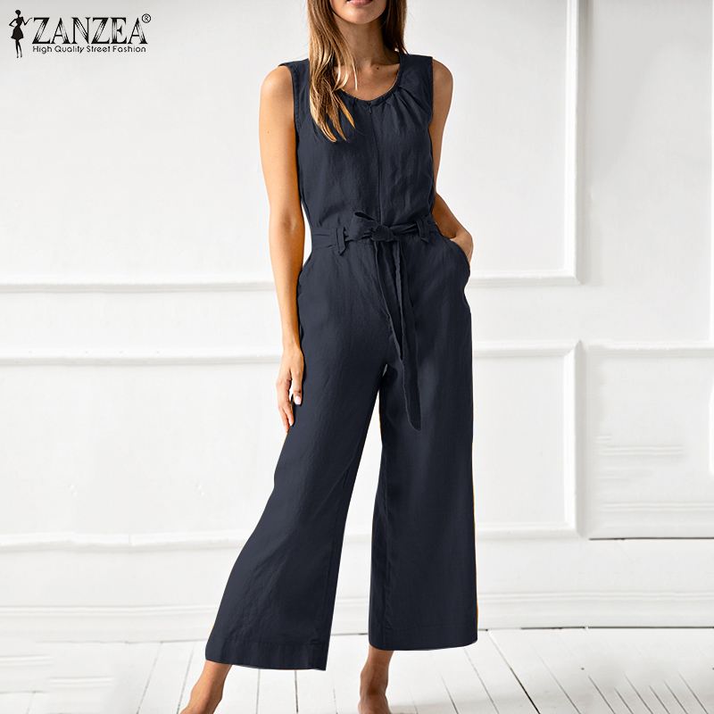 Women Sleeveless Rompers