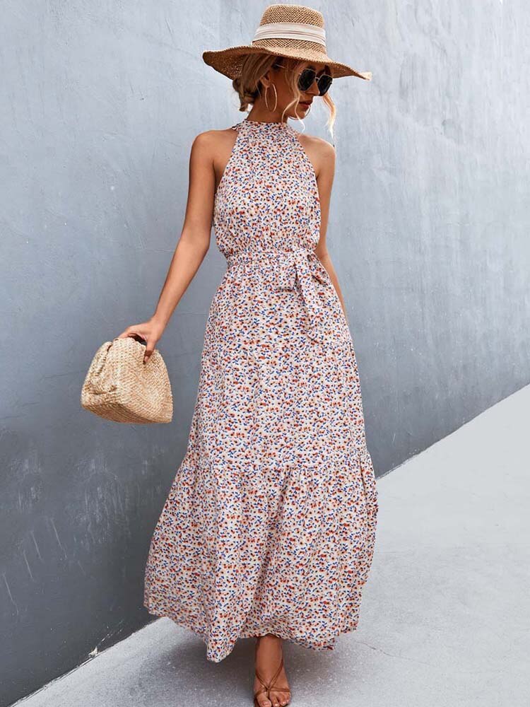 Boho Maxi Dress Dress Halter