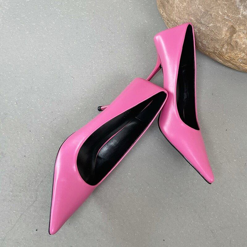 Luxury Women 8cm High Heels Pumps Scarpine