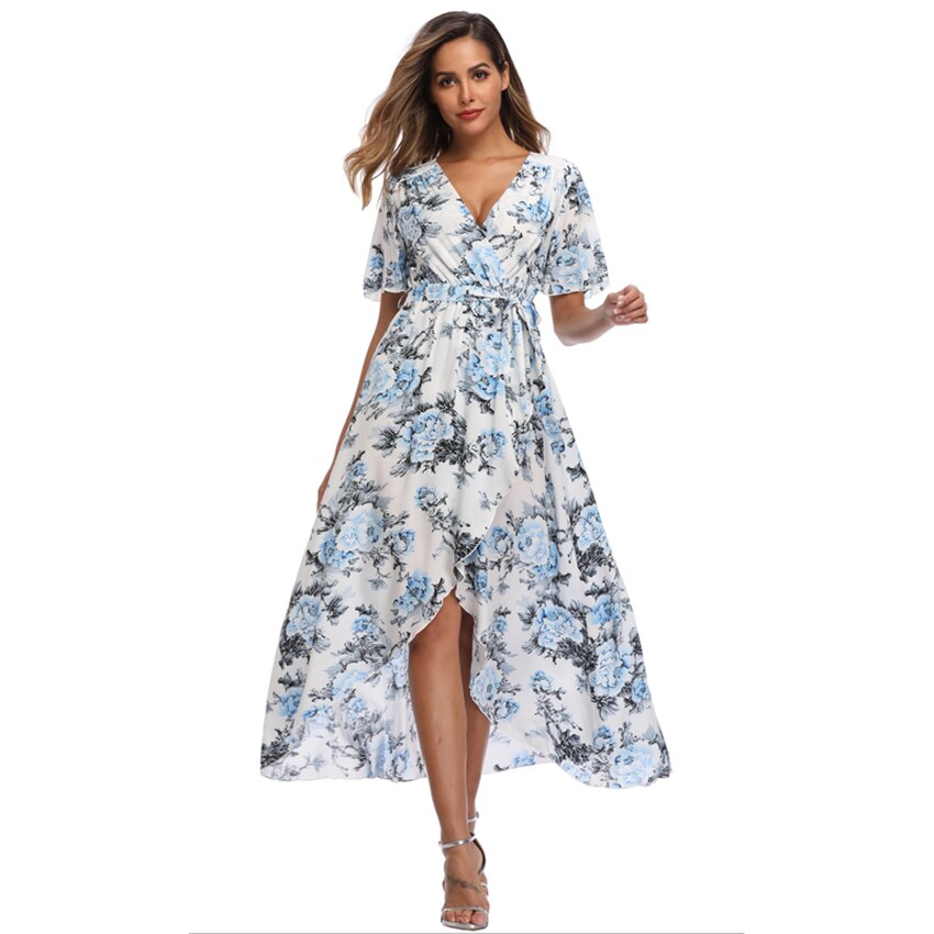 Witbuy Bohemian Print Woman Sundress