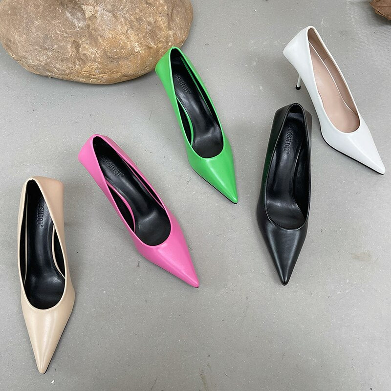 Luxury Women 8cm High Heels Pumps Scarpine