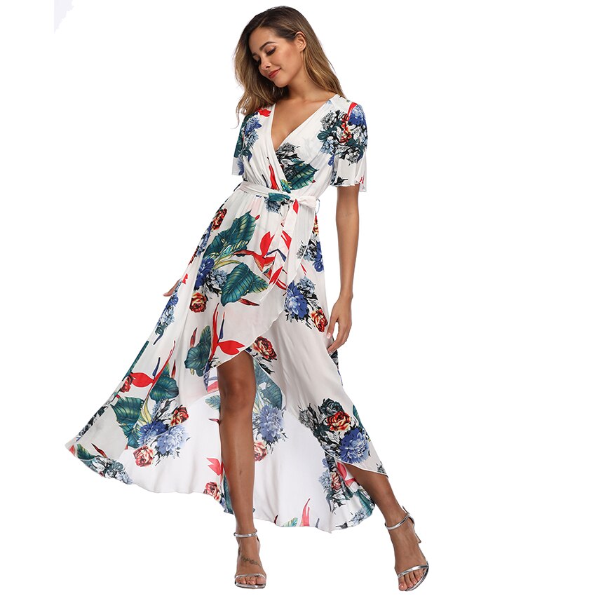 Witbuy Bohemian Print Woman Sundress