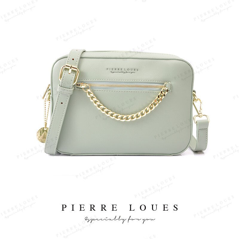 Leather Female Shoulder Chain Bags Crossbody