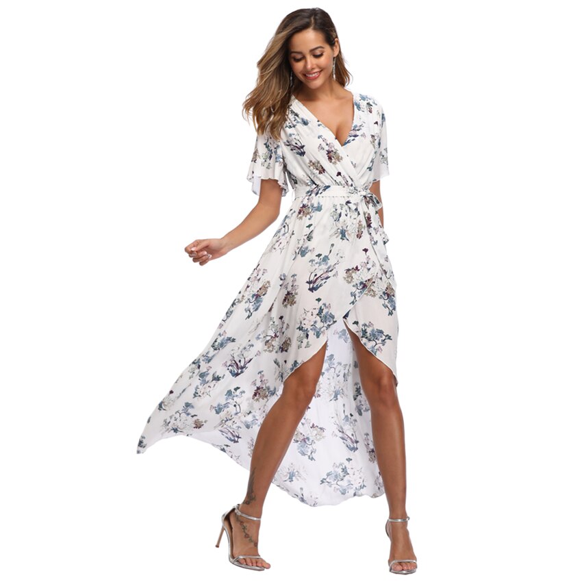 Witbuy Bohemian Print Woman Sundress