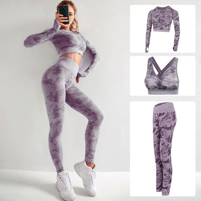 Seamless Gym Yoga Set  Sportwear