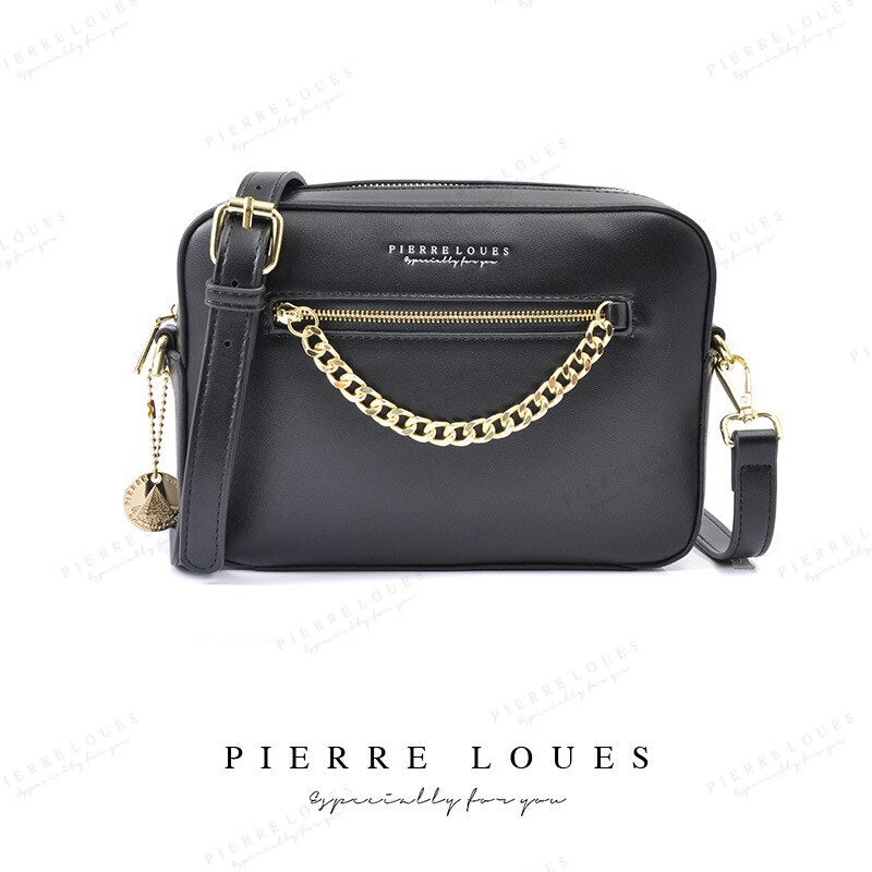 Leather Female Shoulder Chain Bags Crossbody