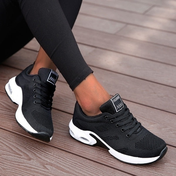 Fashion Woman Vulcanize Shoes Platform Casual Sneakers