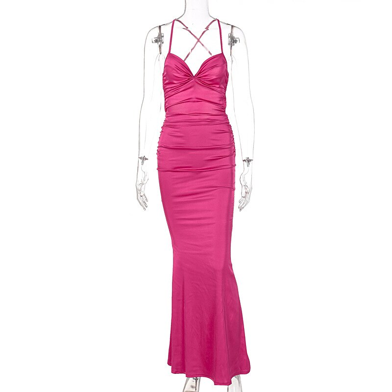 Elegant Satin Party Evening Prom