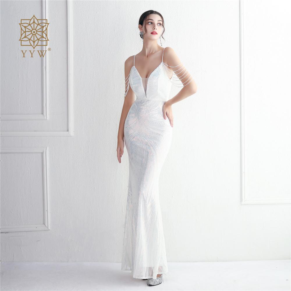 Beading Elegant Women's  Strapless  Mermaid Backless