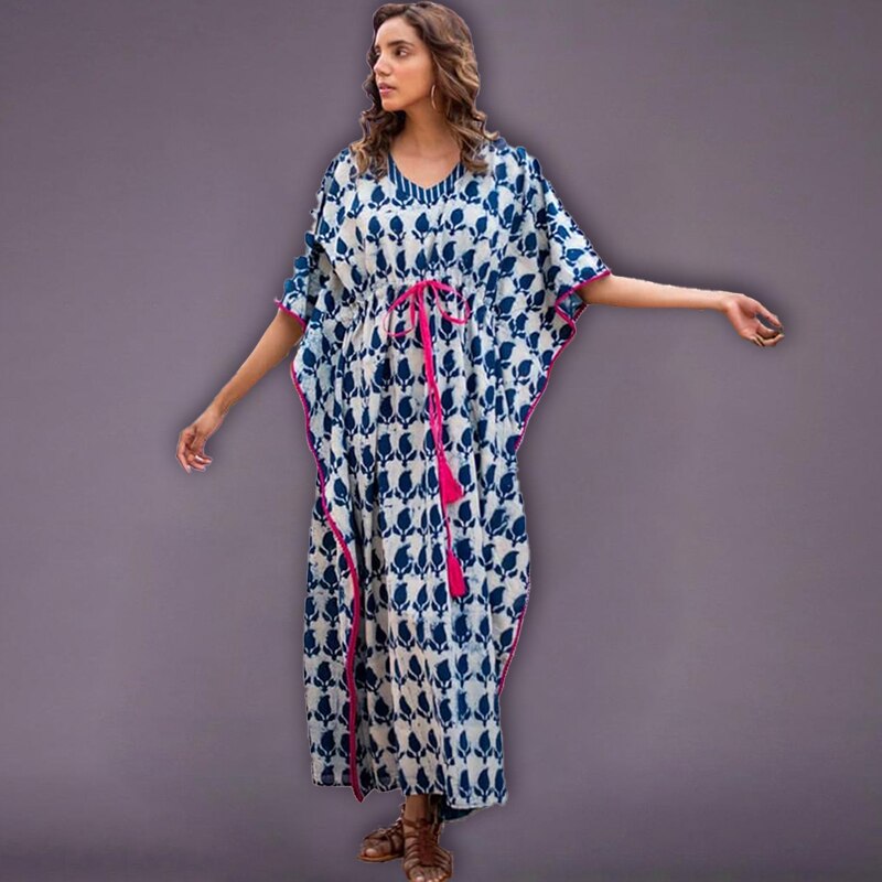 Quick-drying Bohemian Printed Loose Summer Beach Dress