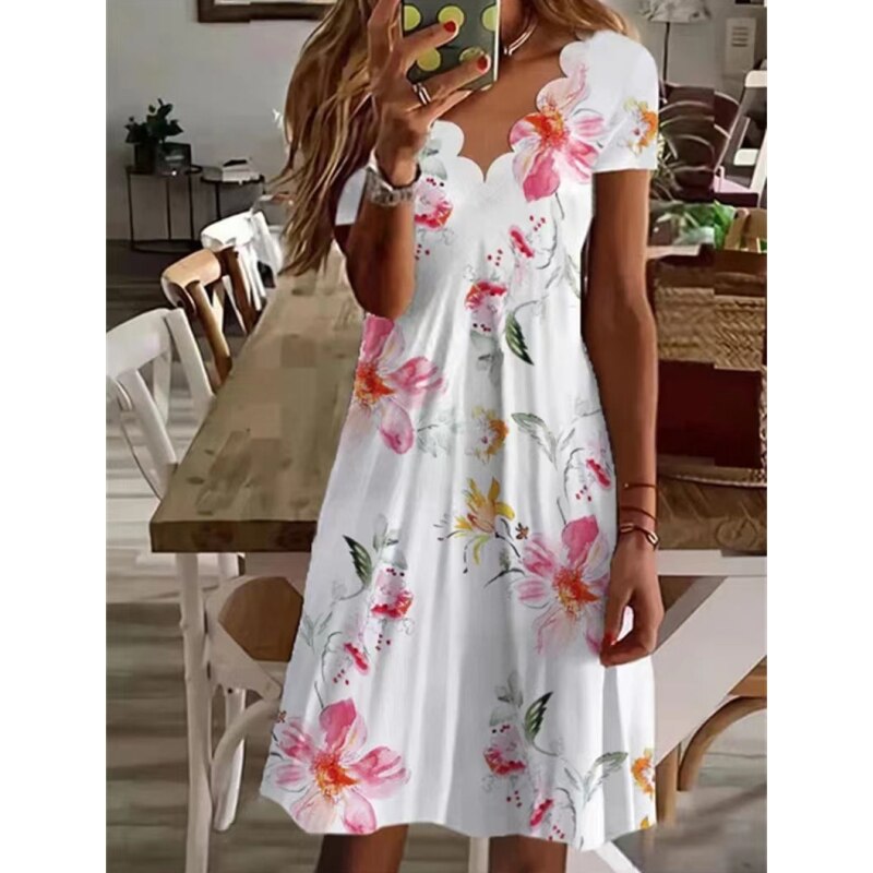 Short Sleeve Oversized Comfortable Dress