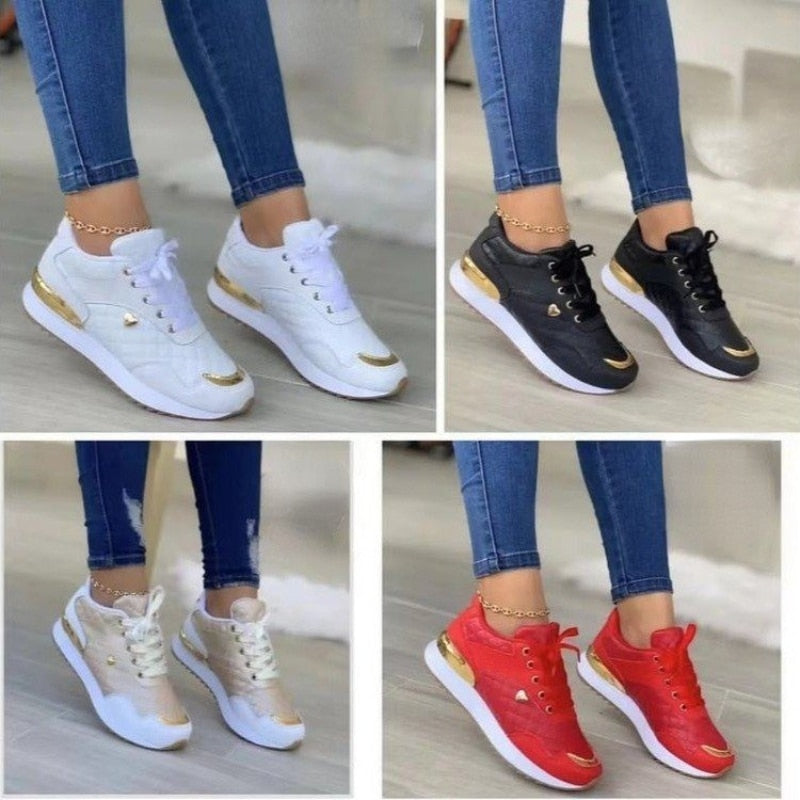 Women Sneakers Mesh Patchwork Running ,Walking Shoes Comfortable Breathable Female Footwear