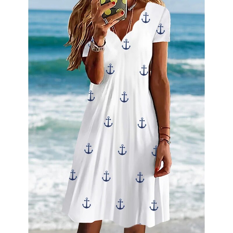 Short Sleeve Oversized Comfortable Dress