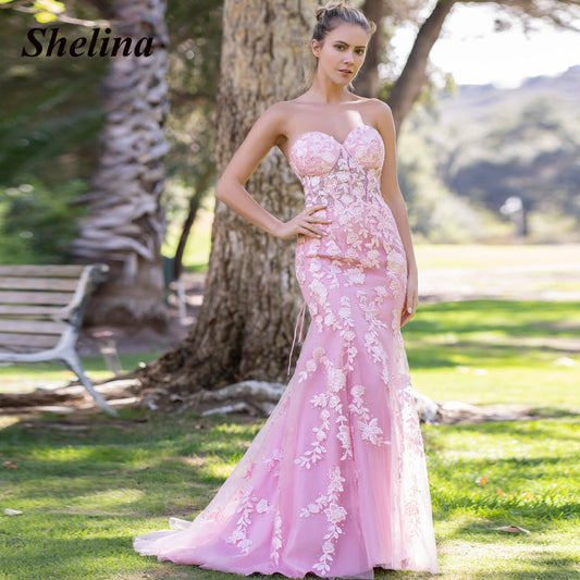 Shelina Exquisite Trumpet Wedding Party Dresses Sweetheart,Customized