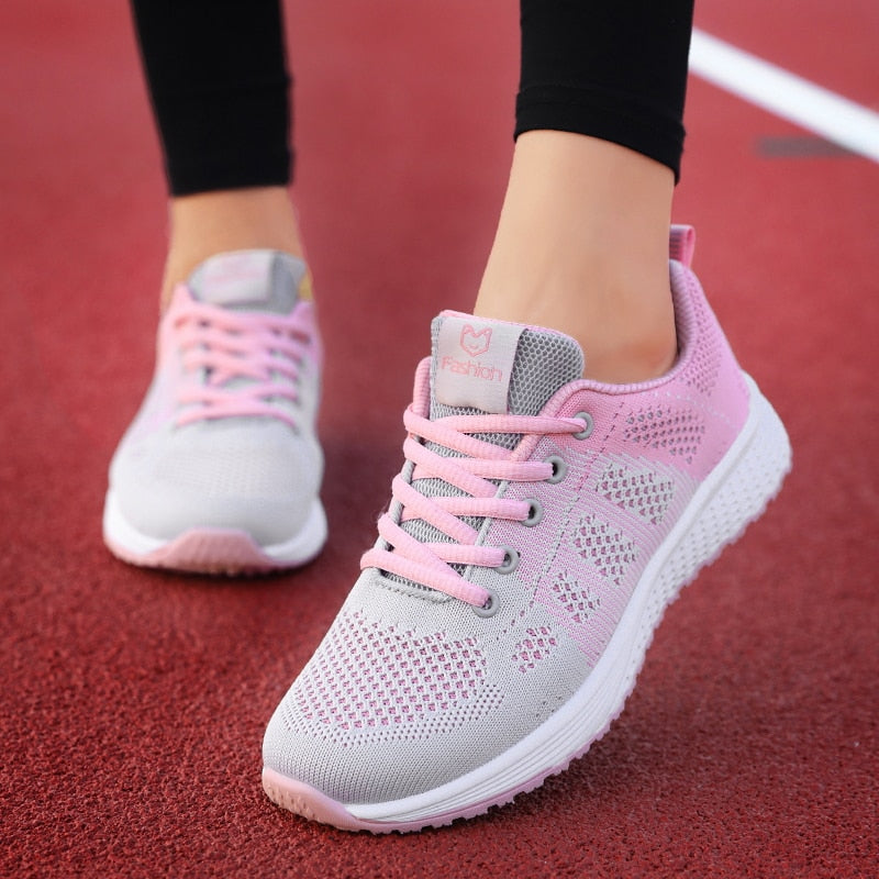 Fashion Woman Vulcanize Shoes Platform Casual Sneakers