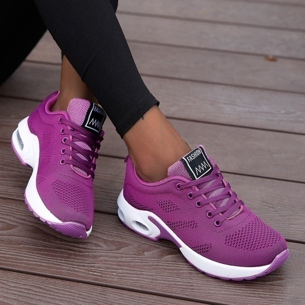 Fashion Woman Vulcanize Shoes Platform Casual Sneakers