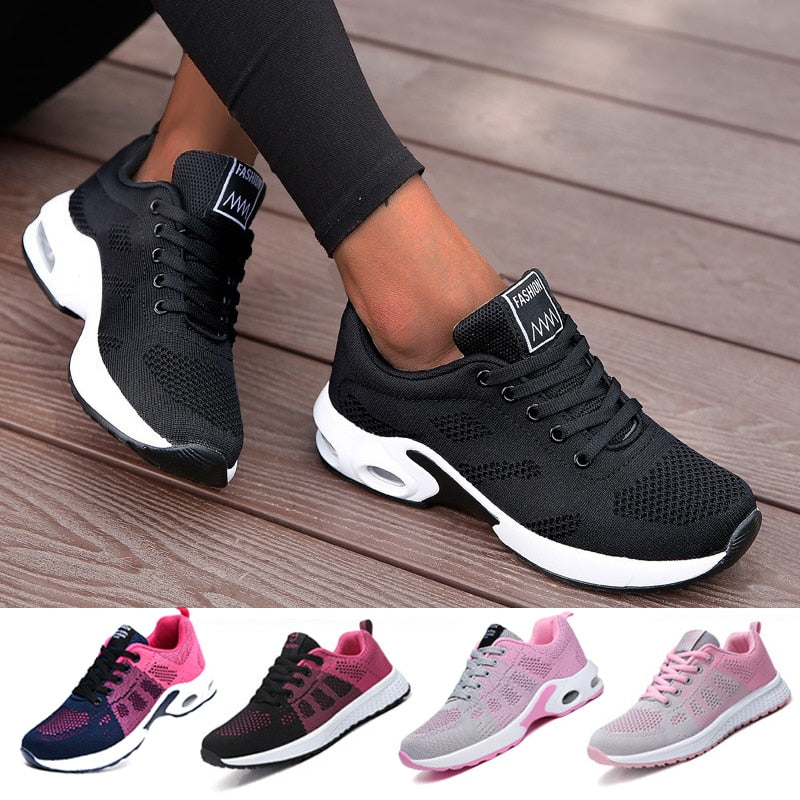 Fashion Woman Vulcanize Shoes Platform Casual Sneakers