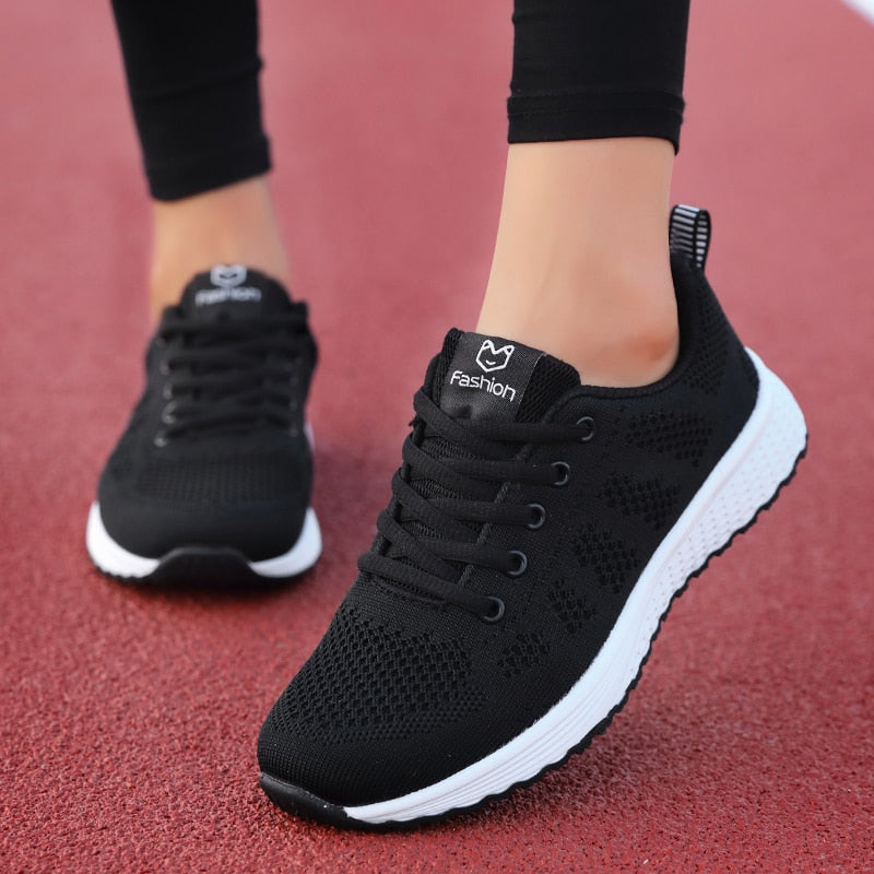 Fashion Woman Vulcanize Shoes Platform Casual Sneakers