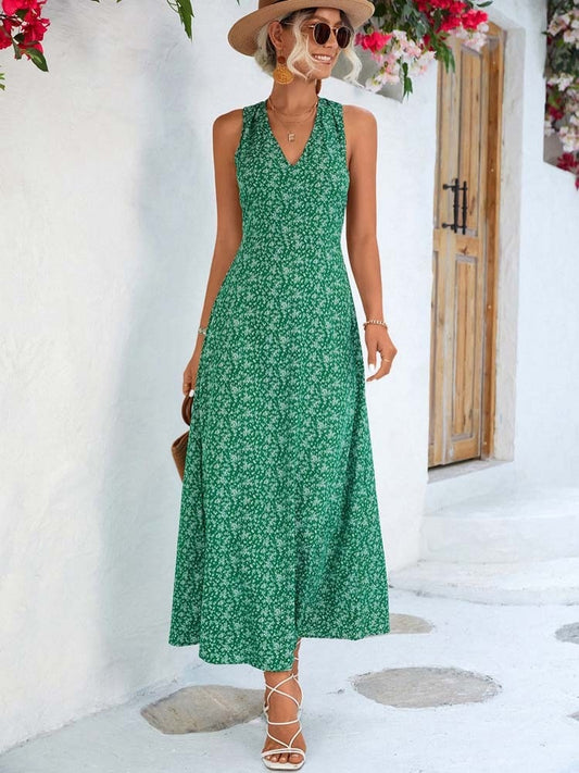 Maxi Boho Dress Women elegant Long Print Dress For Women