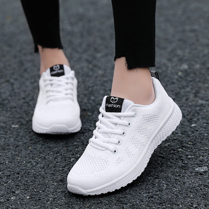 Fashion Woman Vulcanize Shoes Platform Casual Sneakers