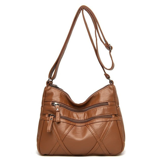 Multi-Layer Classic Crossbody Bag