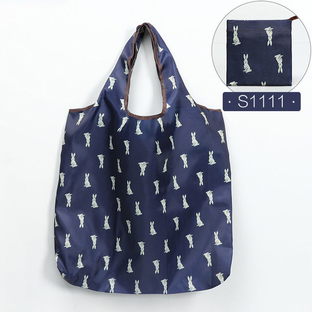 6 PCS Set Eco-Friendly Reusable Foldable Shopping bag